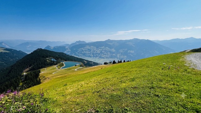 Bergstation Spieljoch mit Speichersee