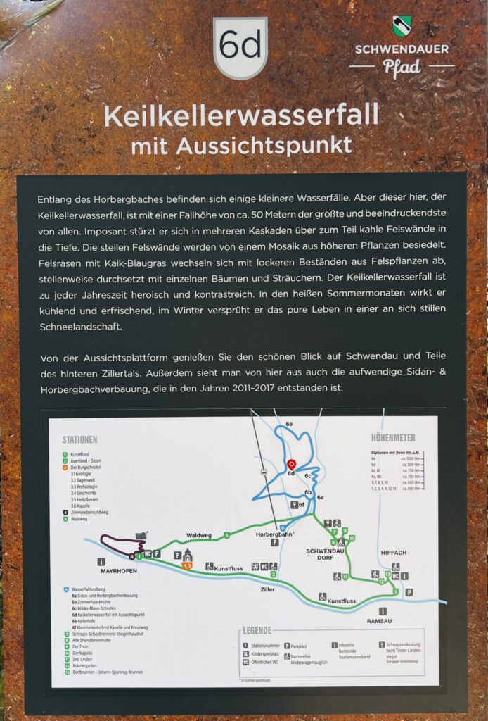 Infotafel Station 6d des Schwendauer Pfads